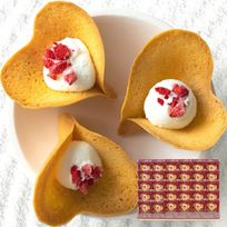 【KINEEL】ルフル バニラ（30個入）京都からお届け♪お花の形のかわいいラングドシャスイーツ 