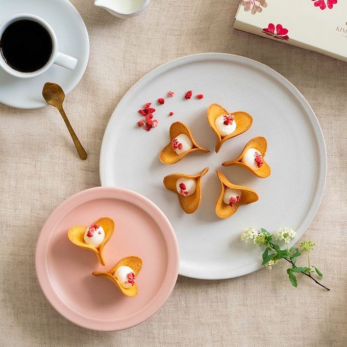 【KINEEL】ルフル30個入(バニラ×10個・抹茶×10個・ベリーベリー×10個)京都からお届け♪お花の形のかわいいラングドシャスイーツ  4