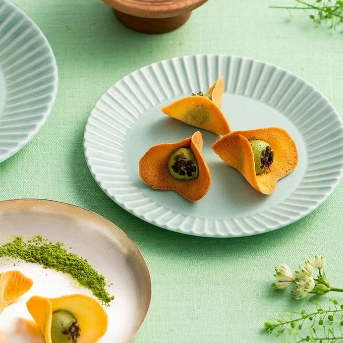 【KINEEL】 ルフル20個入(バニラ・抹茶)各10個入/ 京都からお届け♪お花の形のかわいいラングドシャスイーツ お中元 2026 3