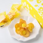 【KINEEL】ルフル・レモンココナッツ（8個入）/ 京都からお届け♪お花の形のかわいいラングドシャスイーツ（焼菓子8個セット） 1