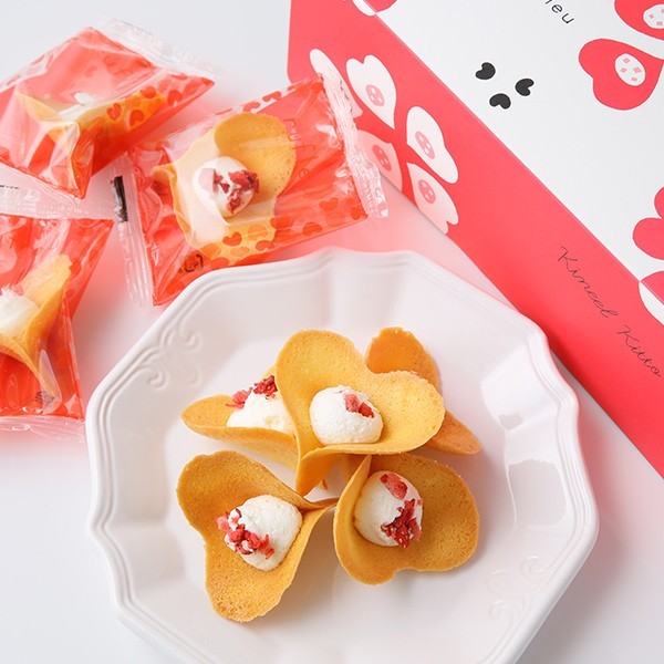 【KINEEL】 ルフル・バニラ（8個入）京都からお届け♪お花の形のかわいいラングドシャスイーツ（焼菓子8個セット） 6
