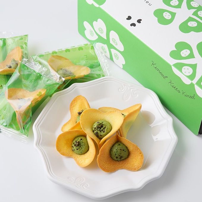 【KINEEL】ルフル・抹茶（8個入）/ 京都からお届け♪お花の形のかわいいラングドシャスイーツ（焼菓子8個セット） 母の日のギフト・プレゼント2025 4