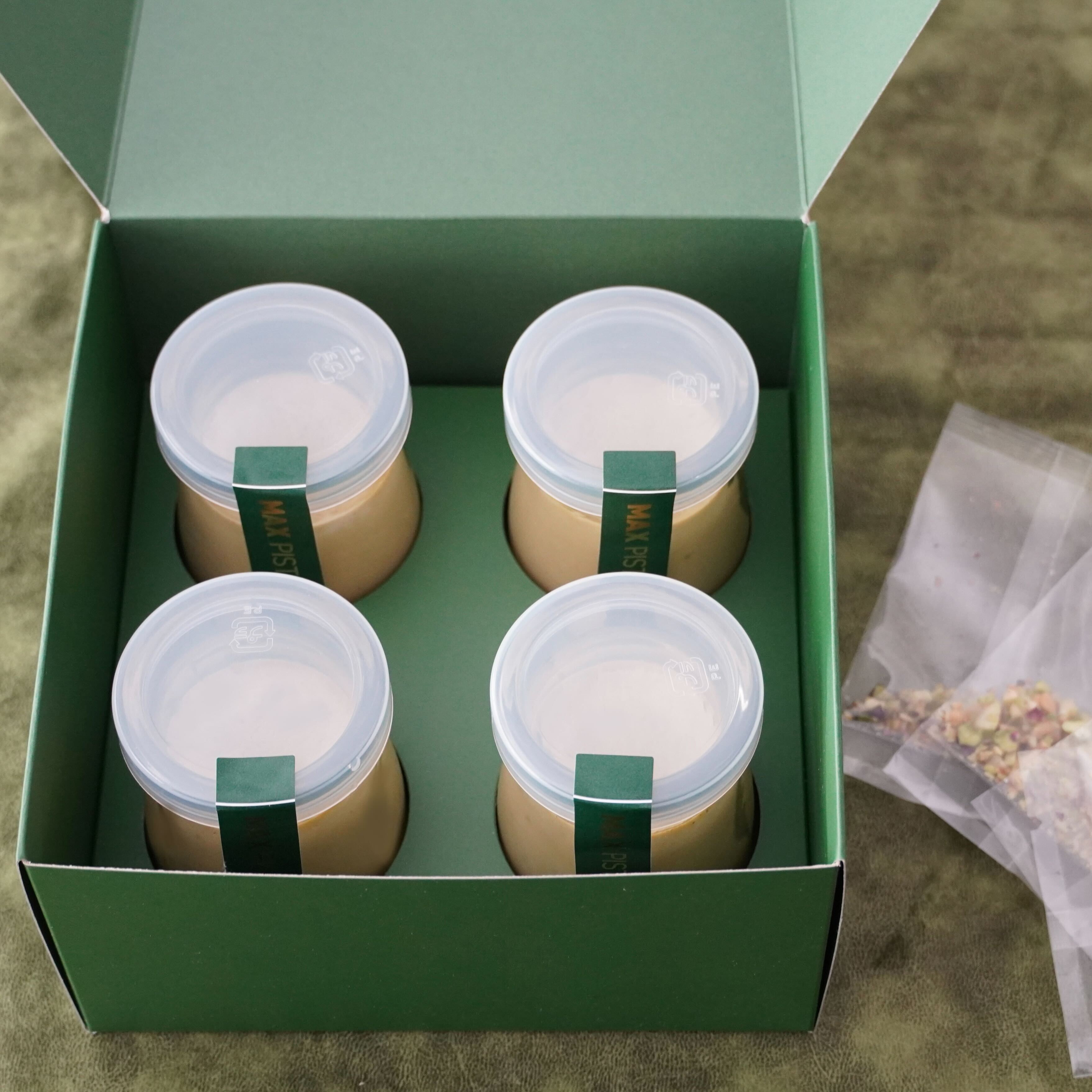 最高級ピスタチオ使用】超濃厚ピスタチオプリン（4個入） 母の日