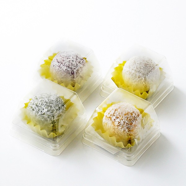 笑みこぼれる餡（ヴィーガン生チョコレート入り餡子玉 4個入り）《ヴィーガンスイーツ》 5