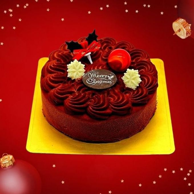 クリスマスケーキ《黒》フランボワーズ＆チョコレート 5号 クリスマス2021  1