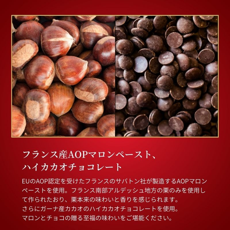 ノエル・モンブラン 10cm マロンとチョコレートの調和 チョコレートな関係 クリスマス2023 4