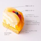 【イタリアントマト】洋梨と黄桃のフルーツタルト  5号(15cm) 母の日2024 2