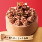 【イタリアントマト】クリスマス チョコレートケーキ（キャンドル付き） 4号（12cm）クリスマス2024 1