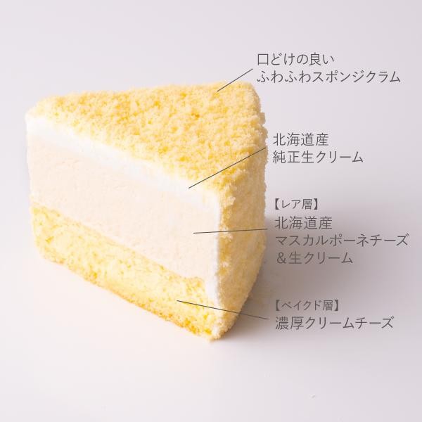 【イタリアントマト】濃厚チーズケーキ ～二層仕立て（ドゥーブルフロマージュ）～  5号(15cm) 2