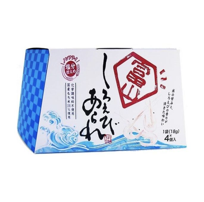 しろえびあられ【4袋 箱入り】（株式会社丸米製菓） | Cake.jp