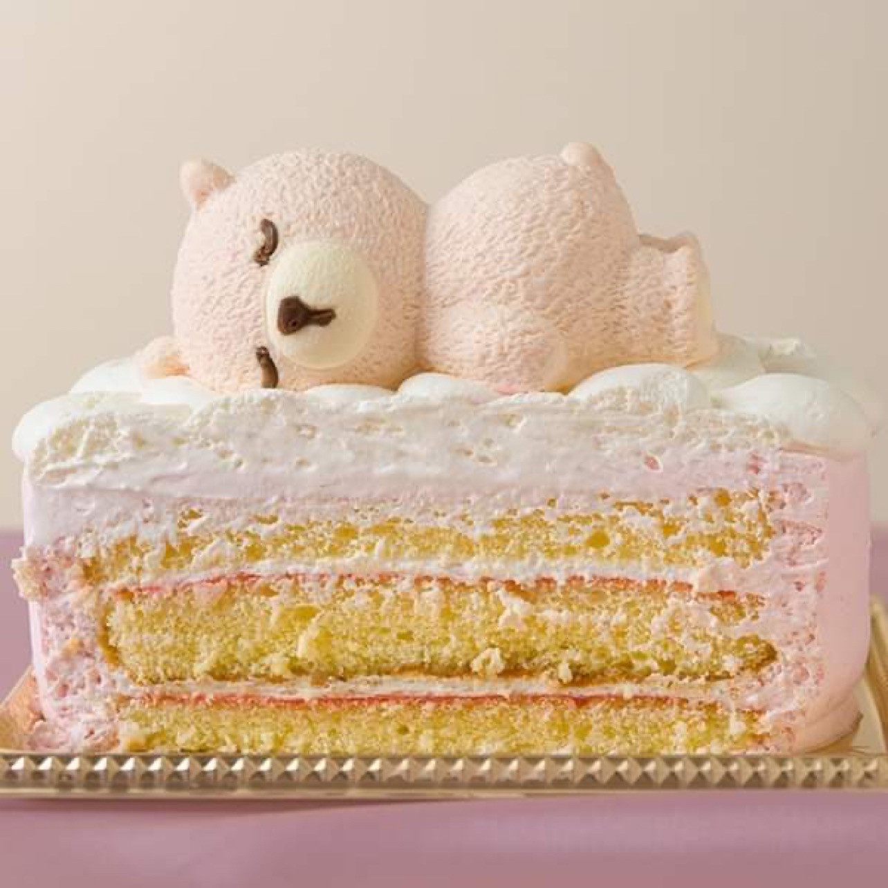 赤鬼ピンクパンダアイスのパンケーキ 節分バージョン （☜毎日