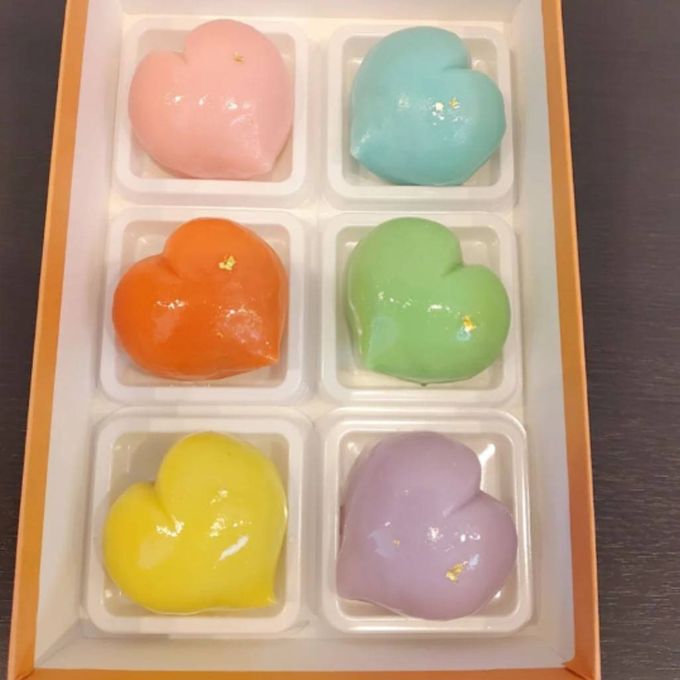 カラフルハート上生菓子 2
