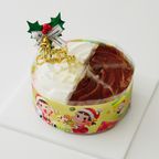 【不二家】クリスマス 糖質オフ２種アソートケーキ（チョコ生ケーキ&ホワイトチョコ生ケーキ） 5号 14.5cm  5