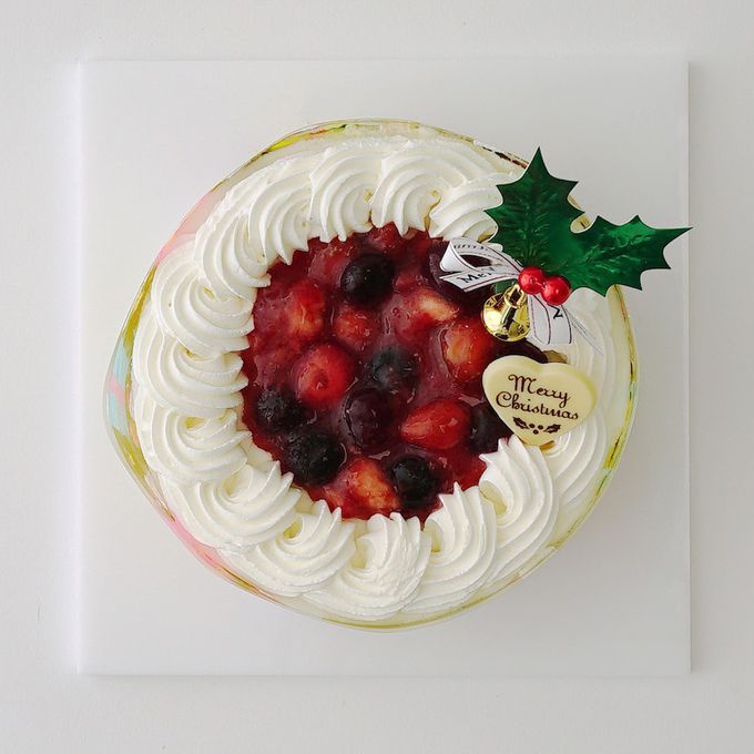 【不二家】クリスマス 3種のベリーのショートケーキ 5号 14.5cm 7