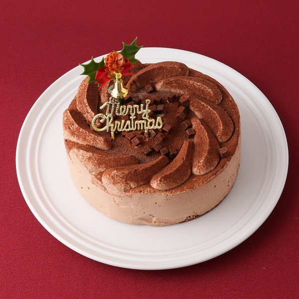 不二家】糖質オフ クリスマスチョコ生ケーキ 5号 14.5cm