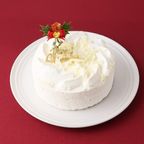 【不二家】糖質オフ クリスマスホワイトチョコ生ケーキ 5号 14.5cm 5