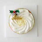 【不二家】クリスマス 糖質オフ ホワイトチョコ生ケーキ 5号 14.5cm 7