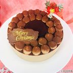 【不二家】クリスマスチョコレートケーキ 5号 2