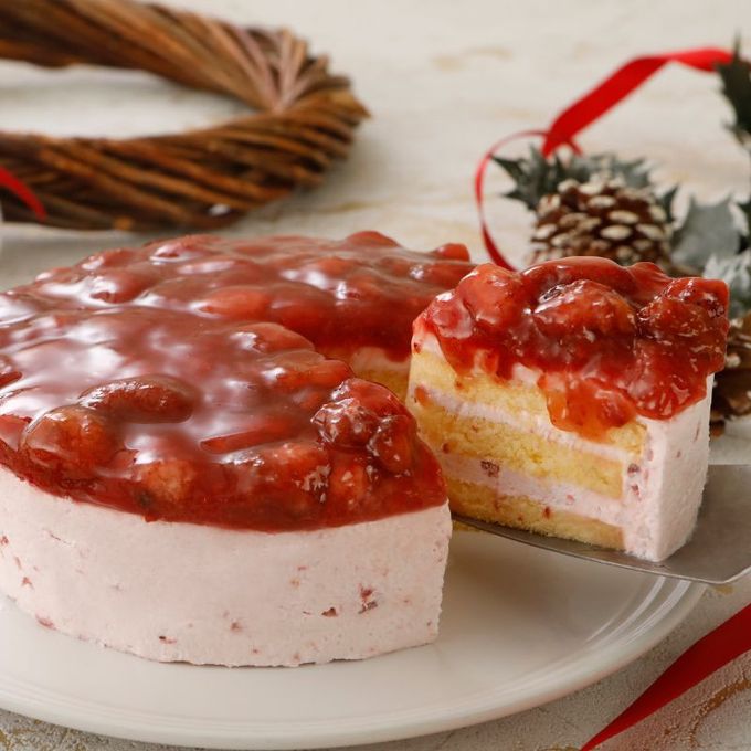 【送料無料】いちごまみれのクリスマスケーキ