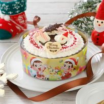 【送料無料】クリスマスペコポコデコレーションケーキ