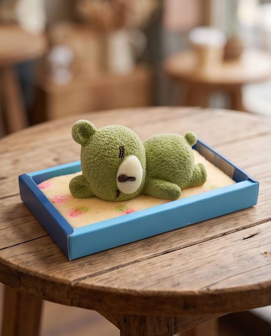 おひるねアニマルズプレミアム抹茶ケーキ 1