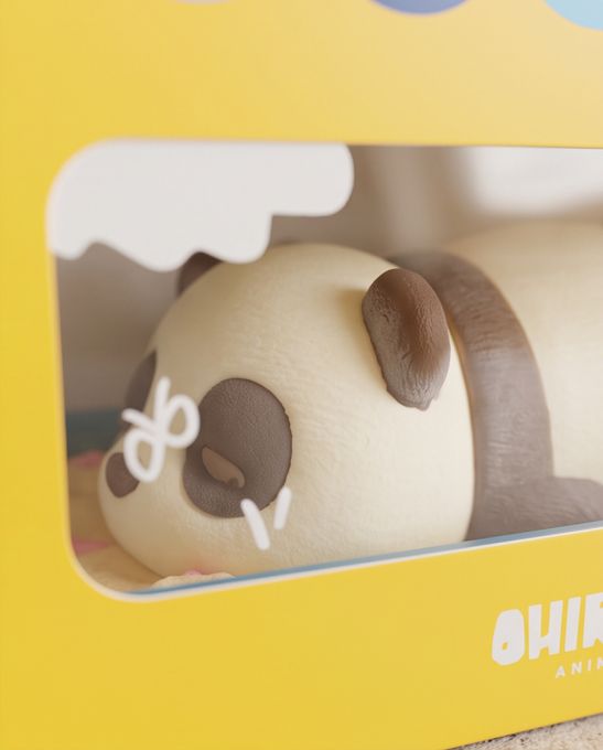 おひるねアニマルズ パンダバニラミルクぷりん  3