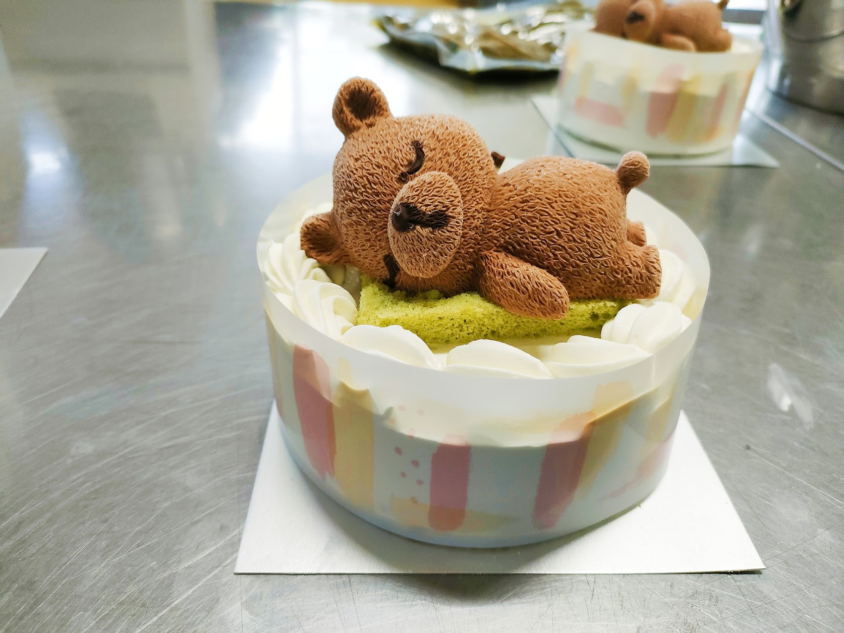 ホールケーキでアニマルズ抹茶 4号 （藤田菓子舗） | Cake.jp