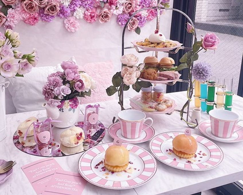 【GINGER GARDEN AOYAMA】HOME “Earl Gray peach And Rose” AFTERNOON TEA 4