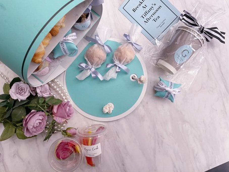 【GINGER GARDEN AOYAMA】Ginger Garden tea party box （BLUE） 4