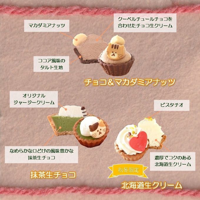 【祝！誕生日】ねこみにタルトセット 9個入 冬バージョン 4