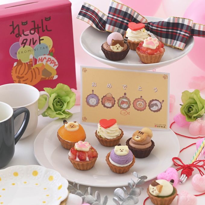 【祝！誕生日】ねこみにタルトセット 9個入 冬バージョン 1