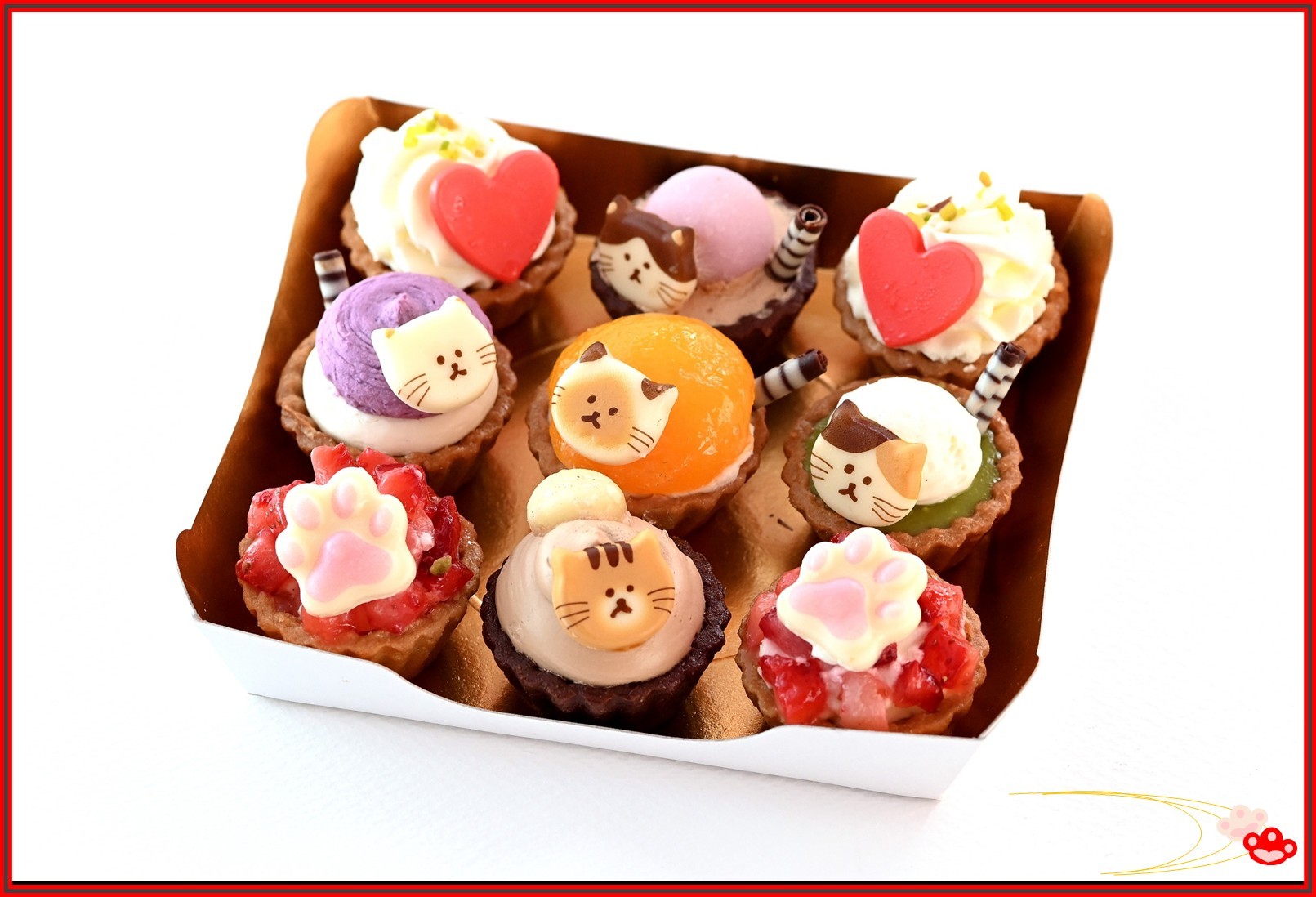 冬バージョン】ねこみにタルトセット 9個入 （フレッシュタルトのお店