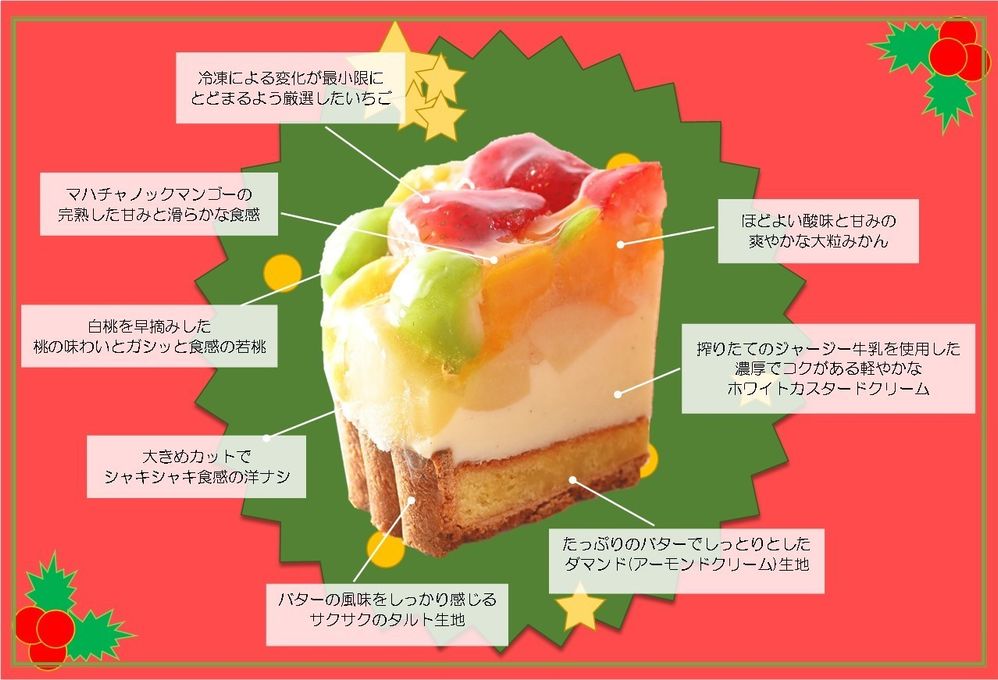 鬼盛りフルーツタルトクリスマスバージョン 4号 クリスマス2025 5