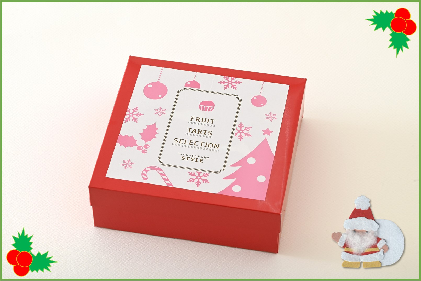 鬼盛りフルーツタルトクリスマスバージョン フルーツ400g 5号