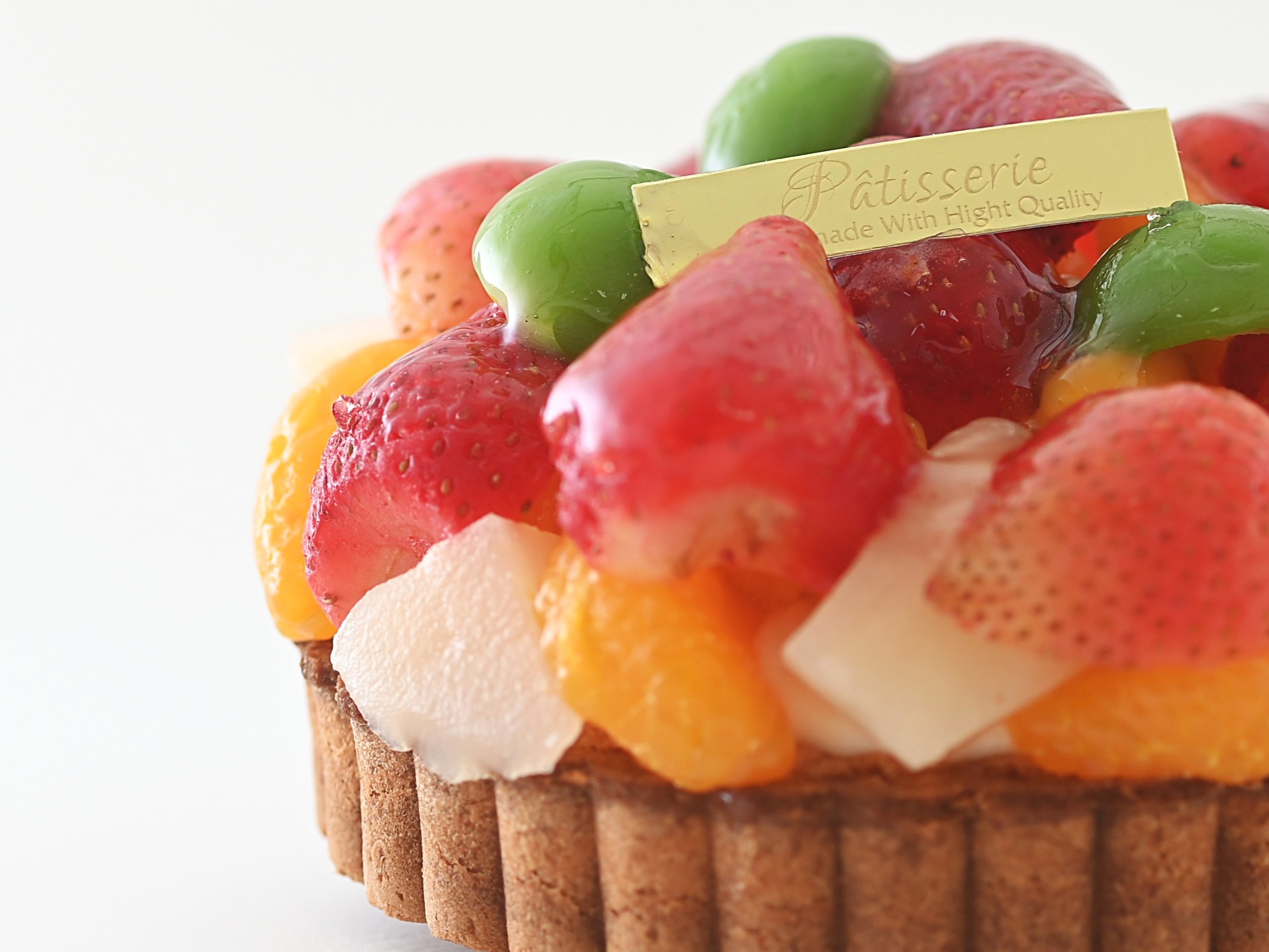 祝！誕生日】鬼盛りフルーツタルト 4号 誕生日バージョン