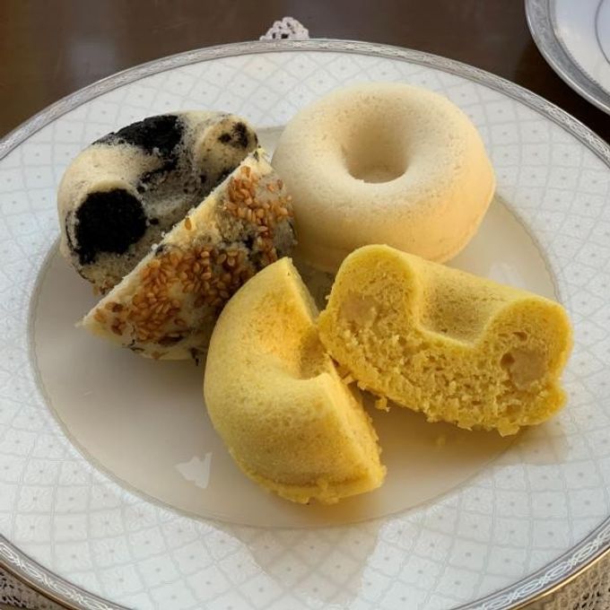 かぼちゃ、黒胡麻マーブル、酒粕チーズ 3