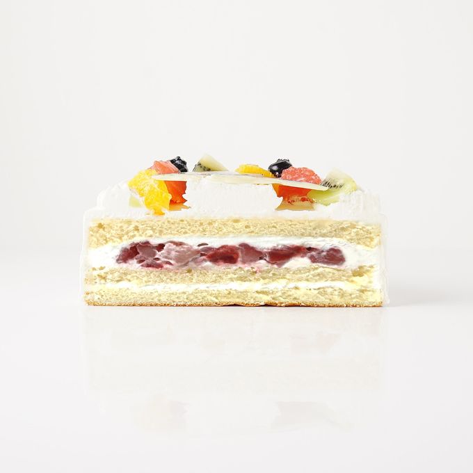 みずみずしいフルーツが乗った写真ケーキ 生クリーム 5号 3～5名様向け 4