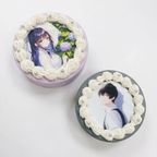 チョコ味も選べる【8色から選べる♪】イメージカラーの写真ケーキ パステル 3号 1～2名様向け クリスマス2026 4
