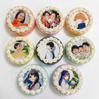 チョコ味も選べる【8色から選べる♪】イメージカラーの写真ケーキ パステル 3号 1～2名様向け クリスマス2026 1