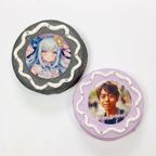 チョコ味も選べる【9色から選べる♪】イメージカラーのセンイル写真ケーキ ライン 3号 1～2名様向け 5