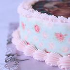天使ハート型カルトナージケーキ ピンク 5