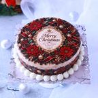 カルトナージュケーキ®クリスマスリース 1