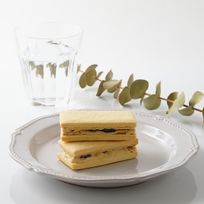 チャヤマクロビ 米粉のマクロビバターサンド メイプルラムレーズン 10個入《ヴィーガンスイーツ》 