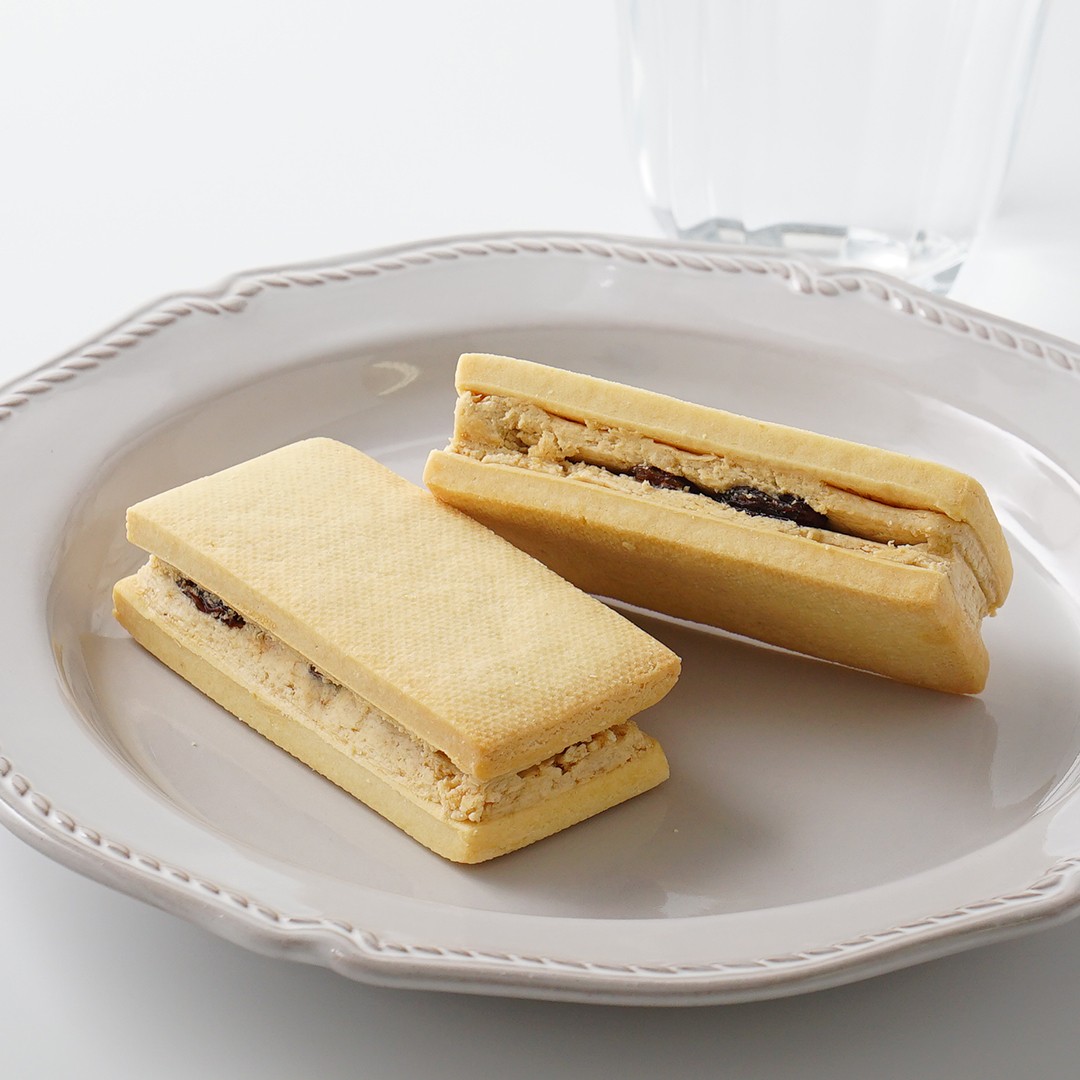 チャヤマクロビ 米粉のマクロビバターサンド メイプルラムレーズン 5個