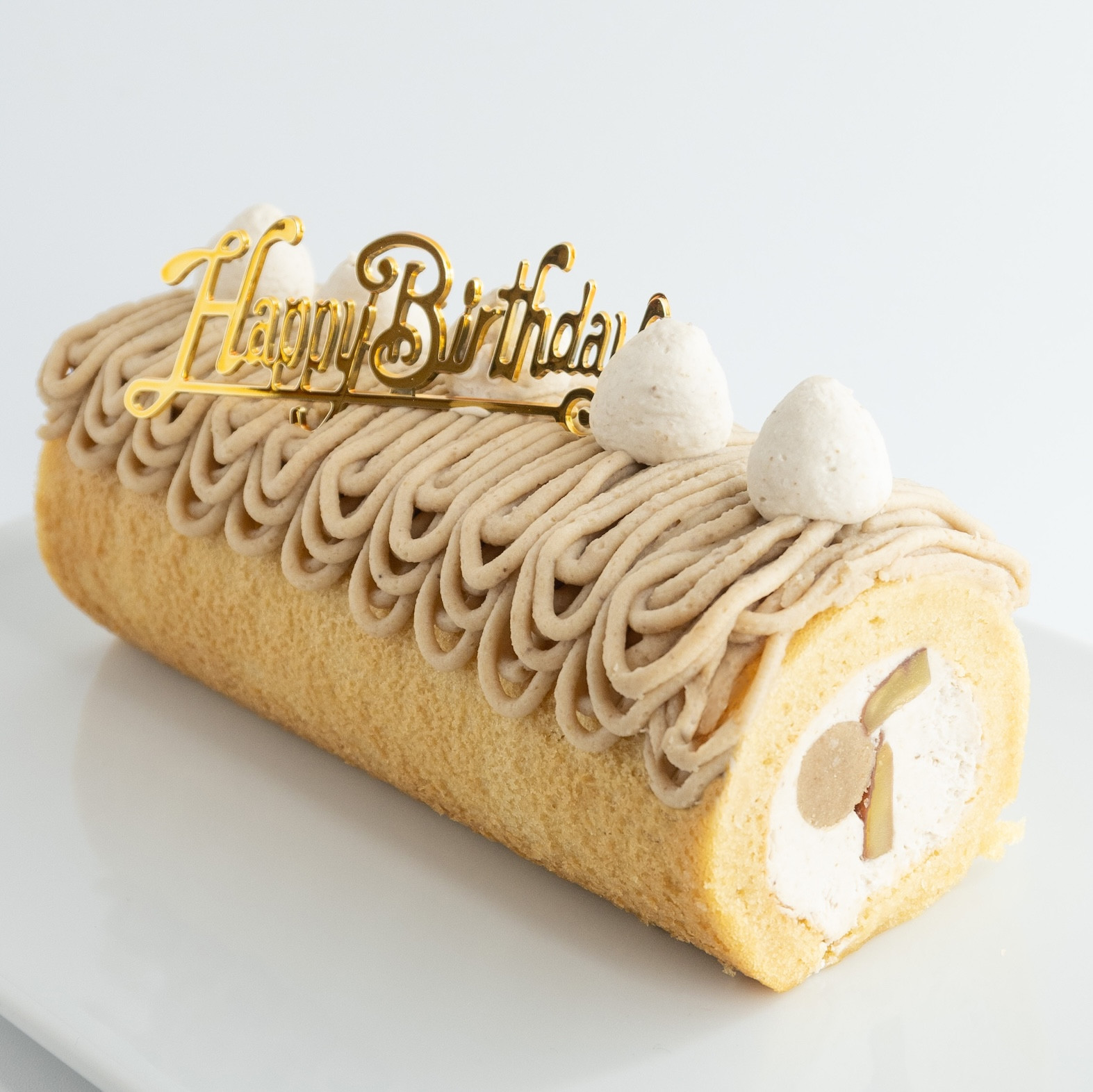 モンブラン・ロールケーキ《ヴィーガンケーキ》別途バースデー