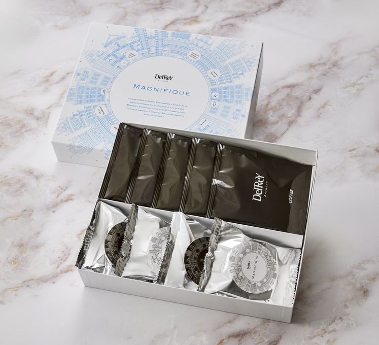 【DelReY】デルレイ マニフィック 高級チョコレートクッキーサンド・オリジナルコーヒーセット 2