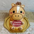 馬の立体ケーキ(栗毛ベージュ) 動物 ケーキ 誕生日 センイルケーキ 5号 2