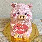 ホワイトデー♡子ぶたの立体ケーキ ブタ お誕生日やお祝いにも！動物ケーキ ホワイトデー2025 1