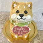柴犬の立体ケーキ しばいぬ 動物ケーキ 1