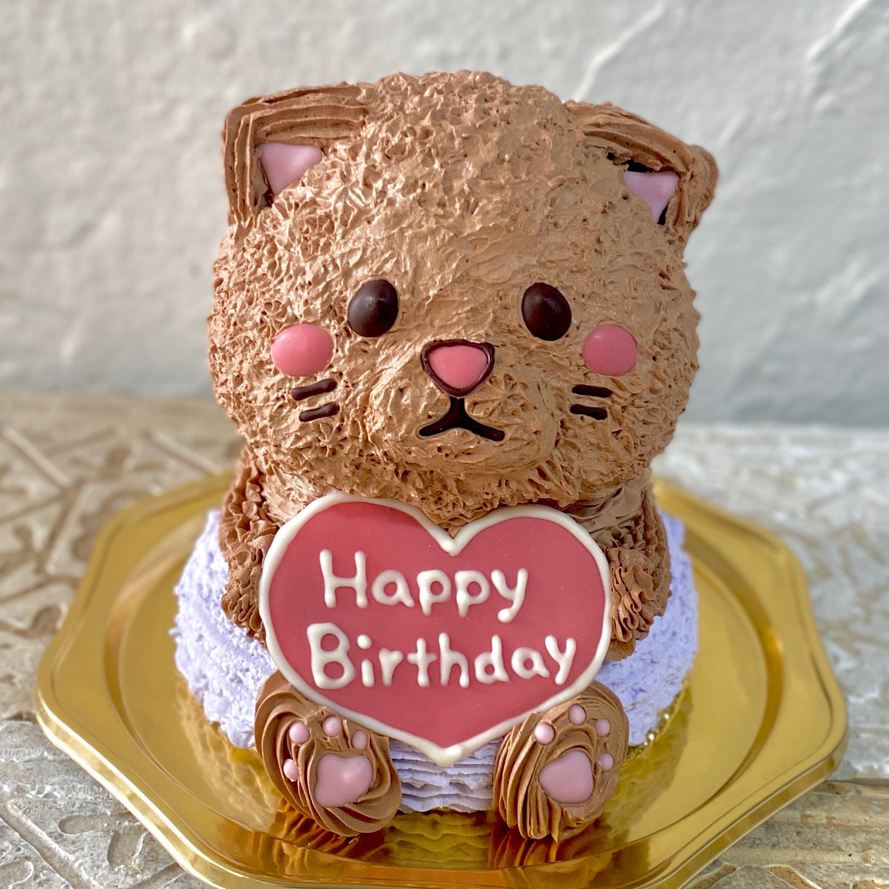黒ねこの立体ケーキ 5号 ネコ 猫 お誕生日やお祝いに 動物ケーキ 